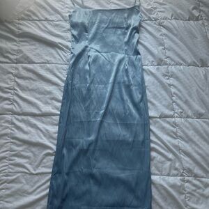 Peppermayo Light Blue Strapless Dress